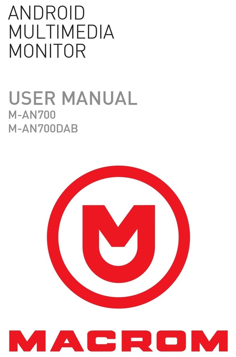 Macrom M-AN700DAB Manuel utilisateur