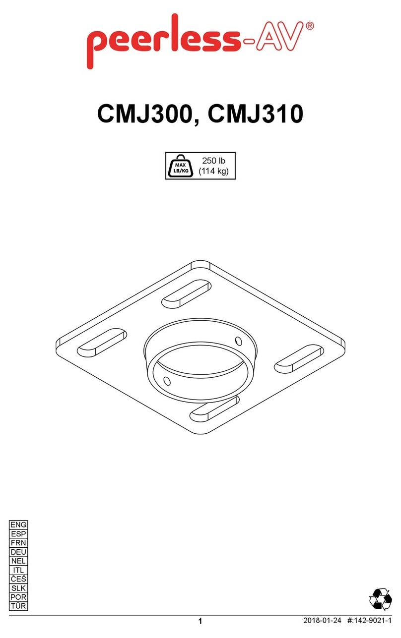 peerless-AV CMJ300 Manuel utilisateur peerless-AV CMJ300 Manuel utilisateur