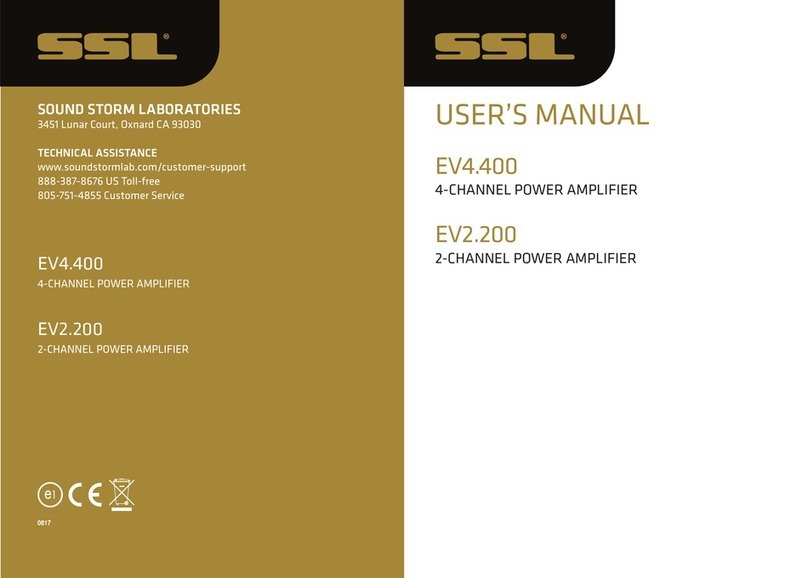 Ssl EV2.200 Manuel utilisateur Ssl EV2.200 Manuel utilisateur
