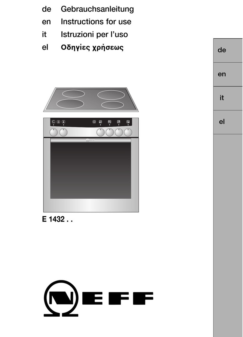 NEFF E 1432 Series Manuel utilisateur