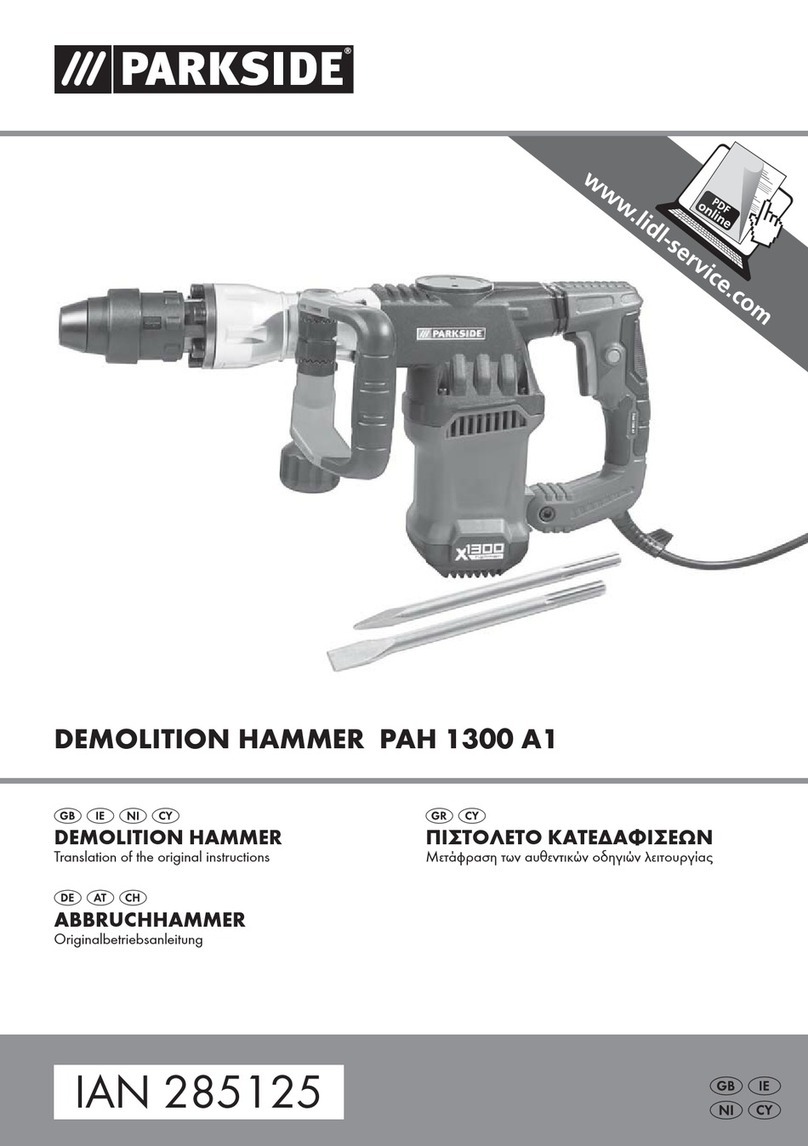 Parkside 285125 Manuel utilisateur