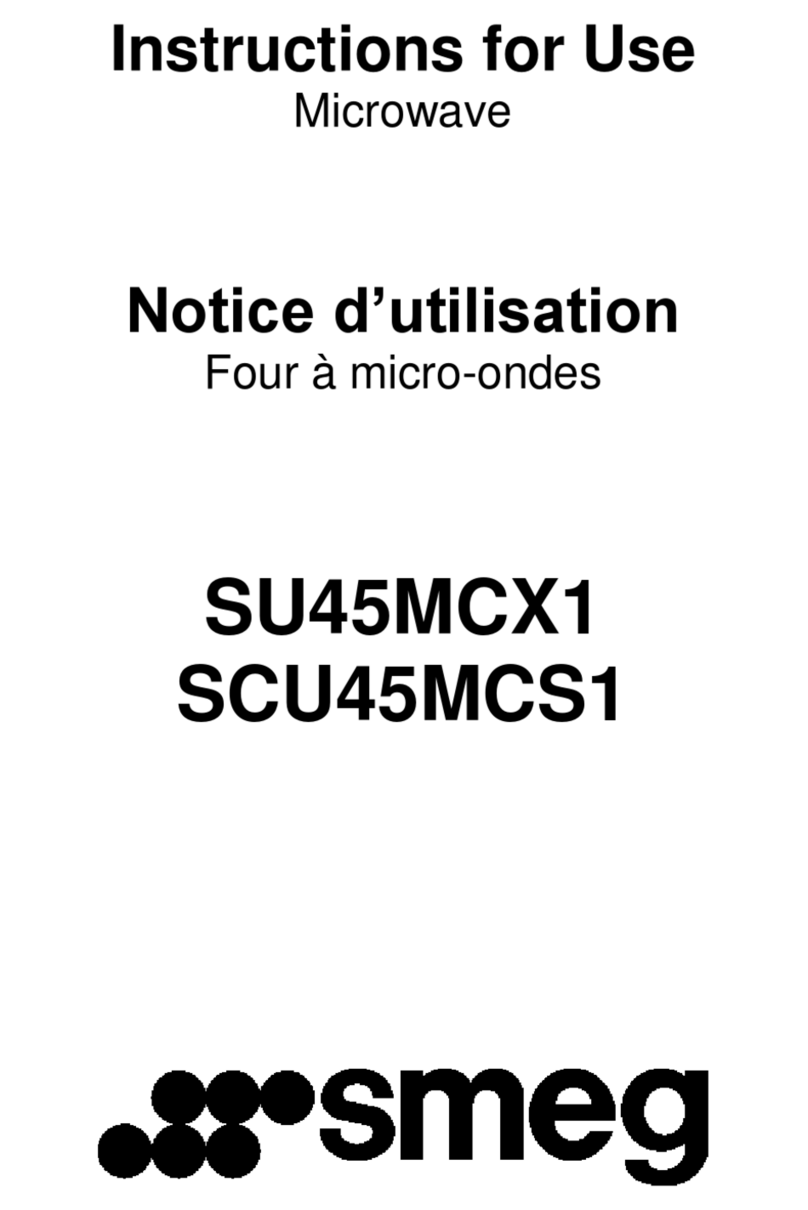 Smeg SU45MCX1 Manuel utilisateur