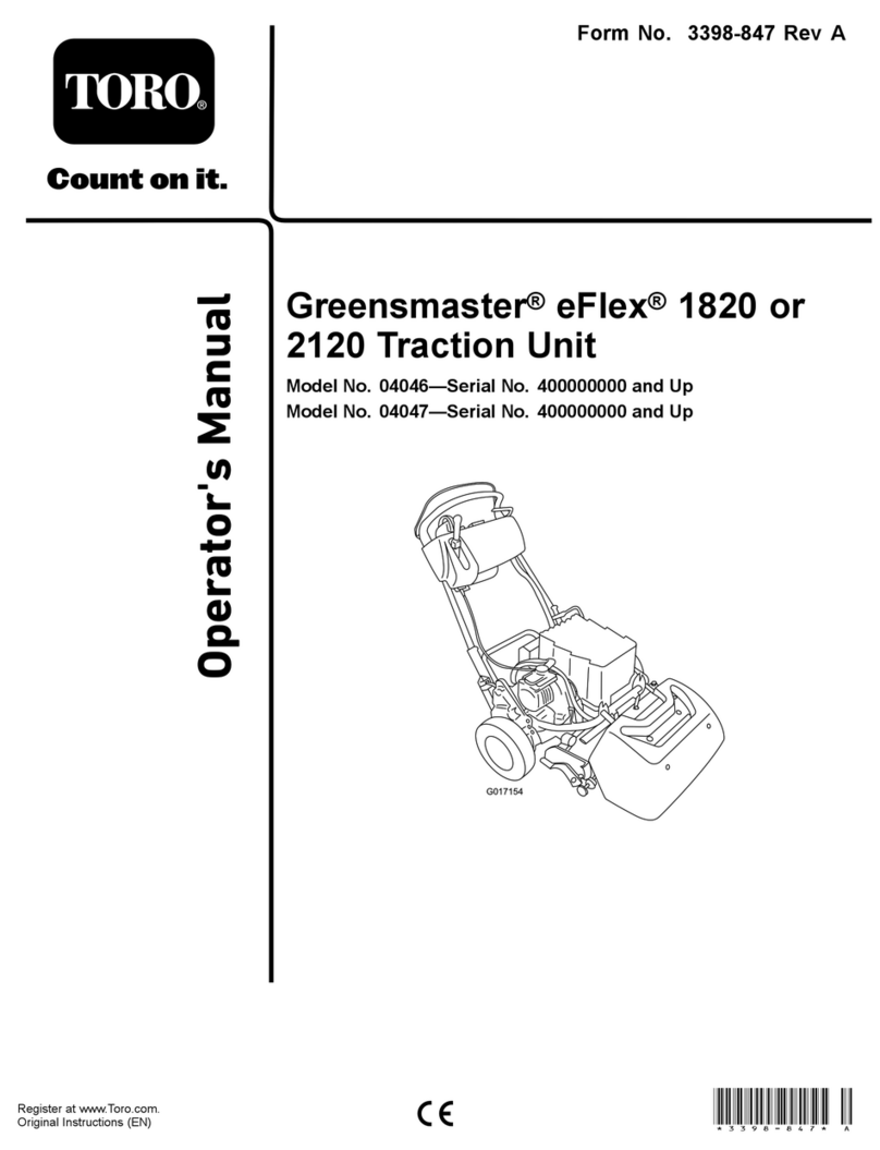 Toro Greensmaster eFlex 1820 Manuel utilisateur