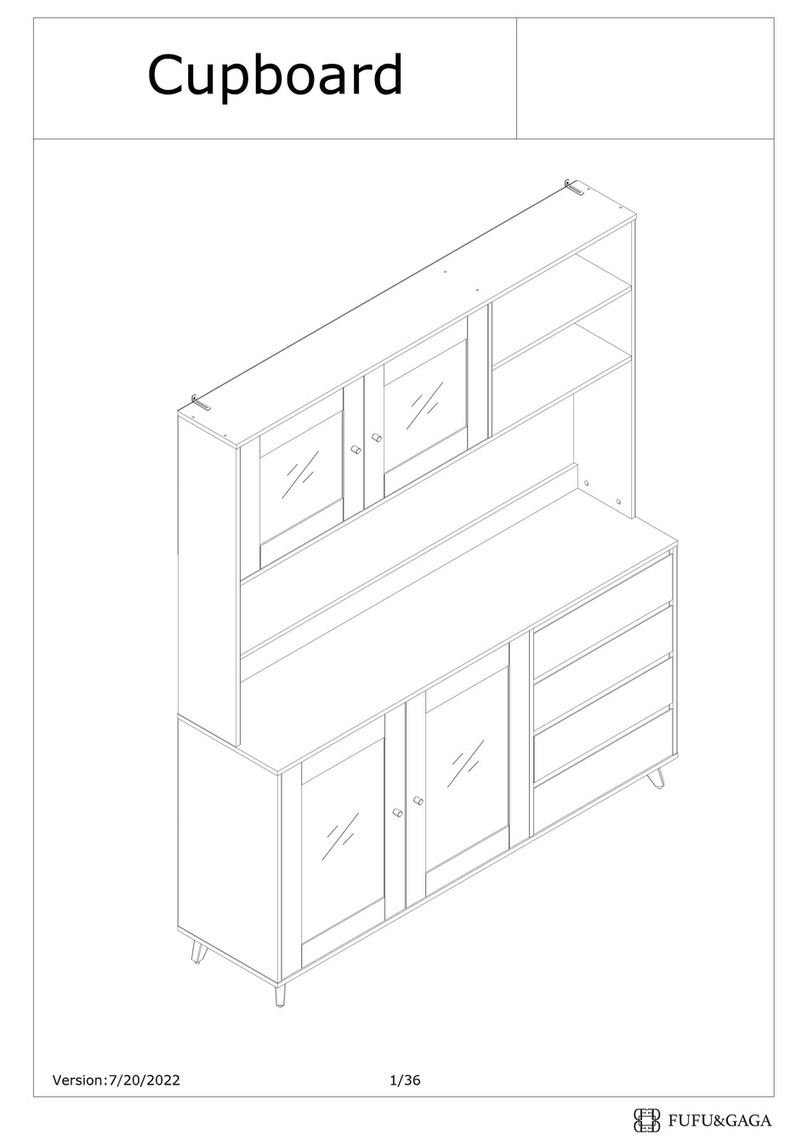 FUFU & GAGA Cupboard Manuel utilisateur