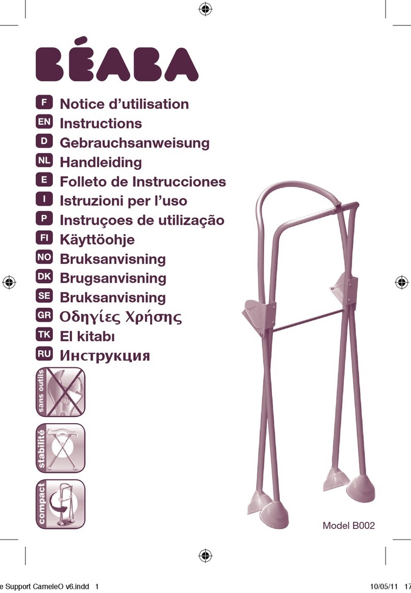 Beaba B002 Manuel utilisateur