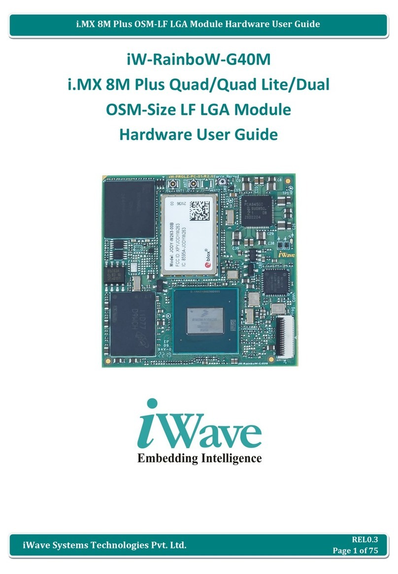 iWave iW-RainboW-G40M Manuel d'installation