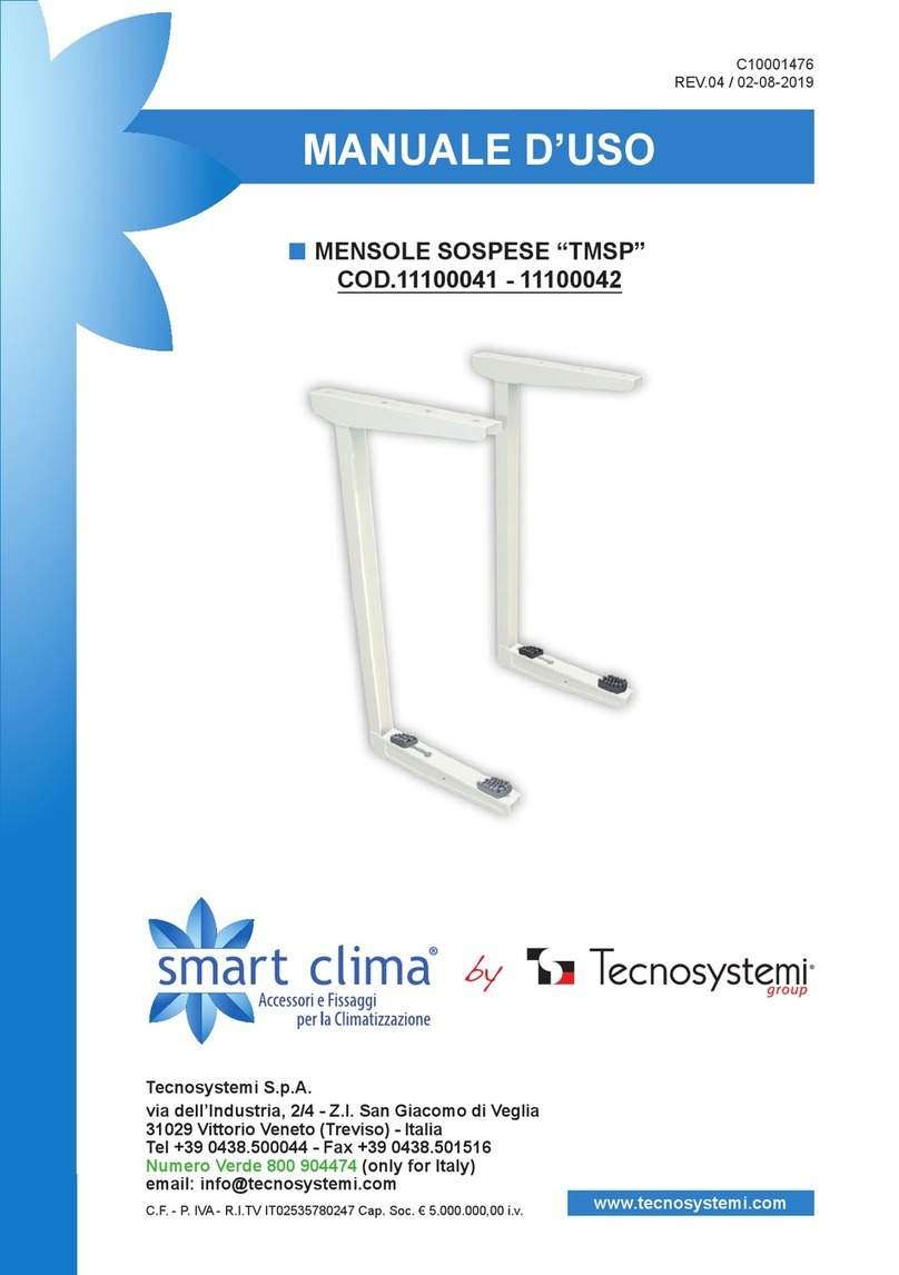Tecnosystemi smart clima TMSP Manuel utilisateur