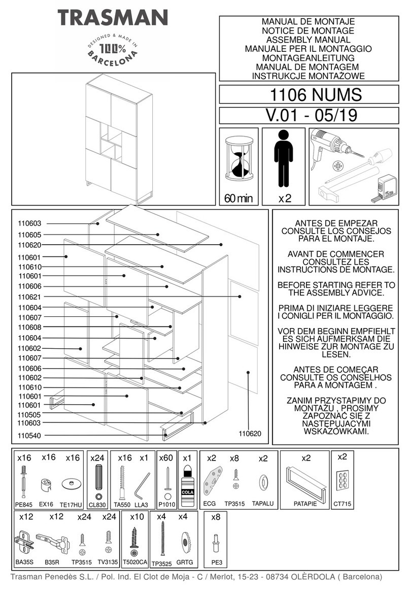 Trasman 1106 NUMS Manuel utilisateur