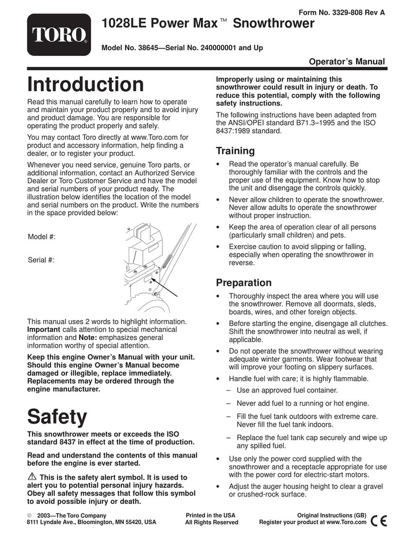 Toro 38645 Manuel utilisateur