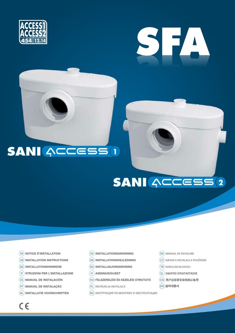 SFA SANI ACCESS1 Manuel utilisateur
