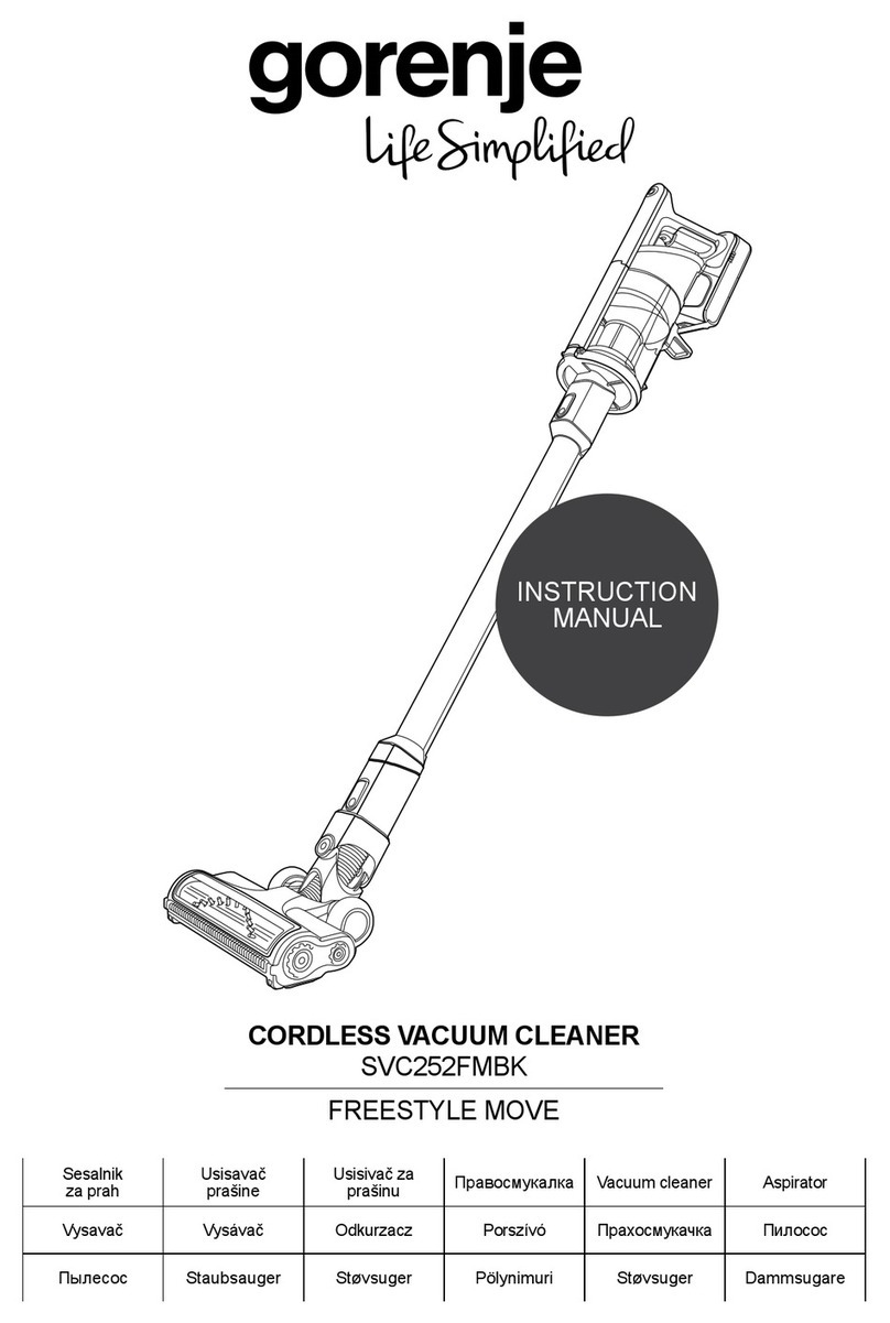 Gorenje SVC252FMBK Manuel utilisateur