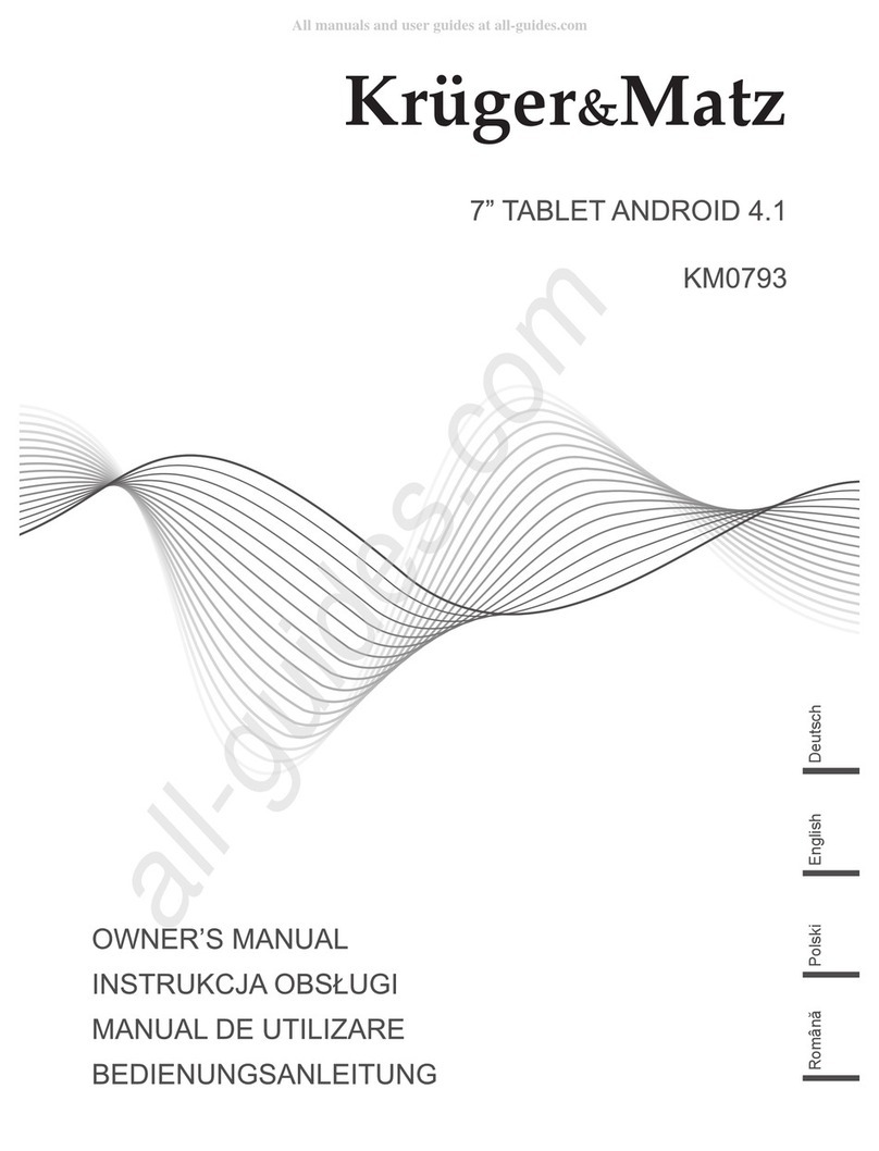 Krüger & Matz KM0793 Manuel utilisateur