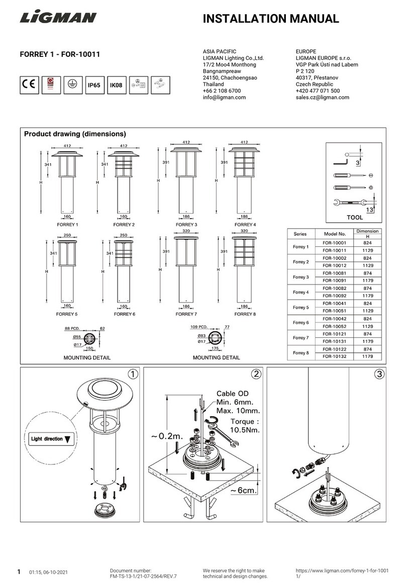 LIGMAN FOR-10011 Manuel utilisateur
