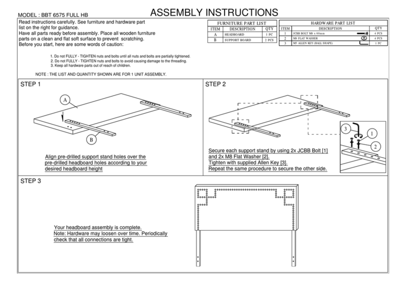 Baxton Studio BBT 6575 FULL HB Manuel utilisateur Baxton Studio BBT 6575 FULL HB Manuel utilisateur