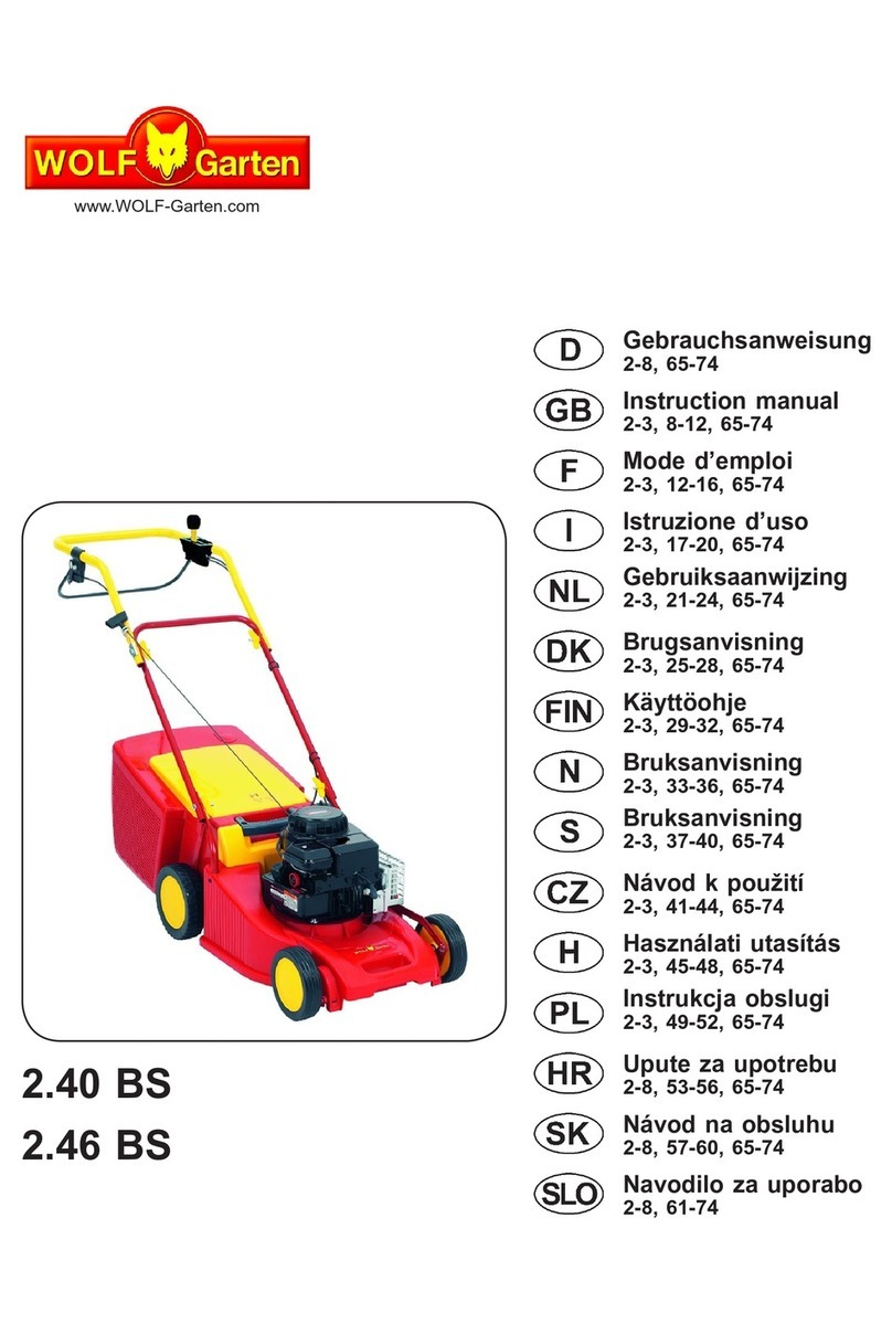 Wolf Garten 2.40 BS Manuel utilisateur