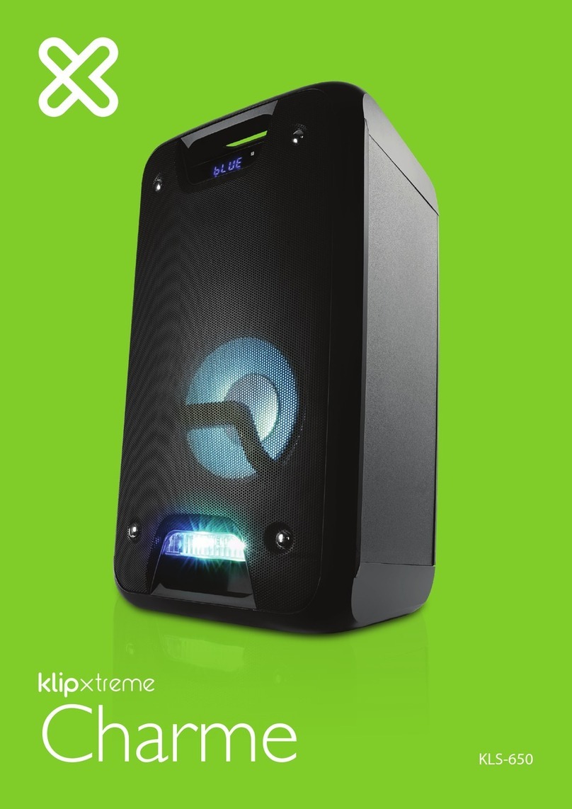 Klip Xtreme Charme Manuel utilisateur