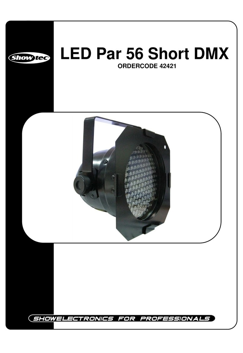Show Tec LED Par 56 Short DMX Manuel utilisateur