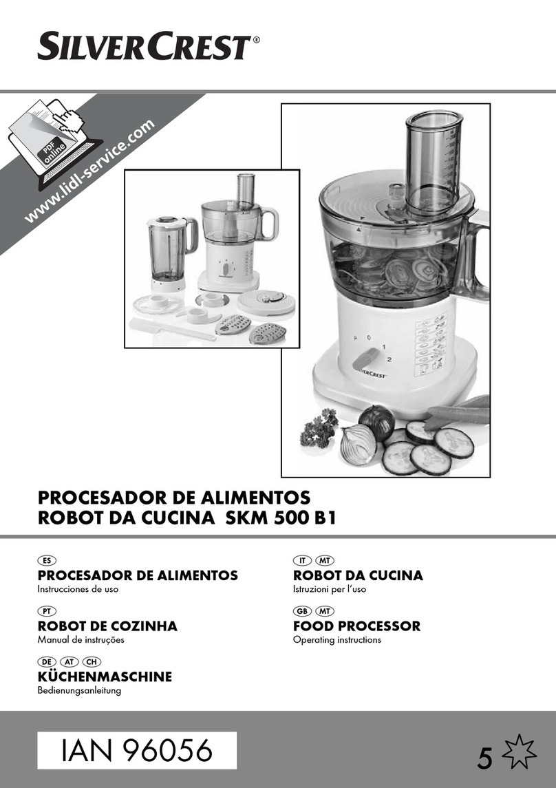 Silvercrest SKM 500 B1 Manuel utilisateur