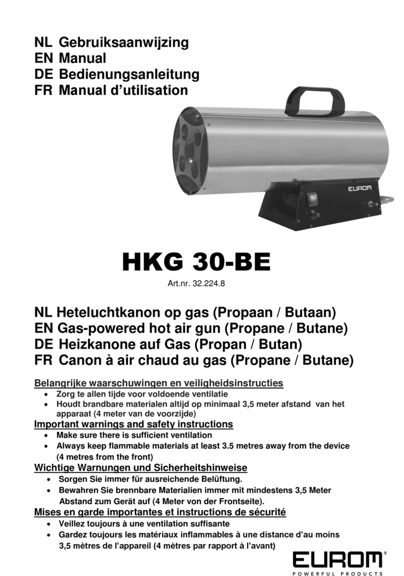 EUROM HKG 30-BE Manuel utilisateur