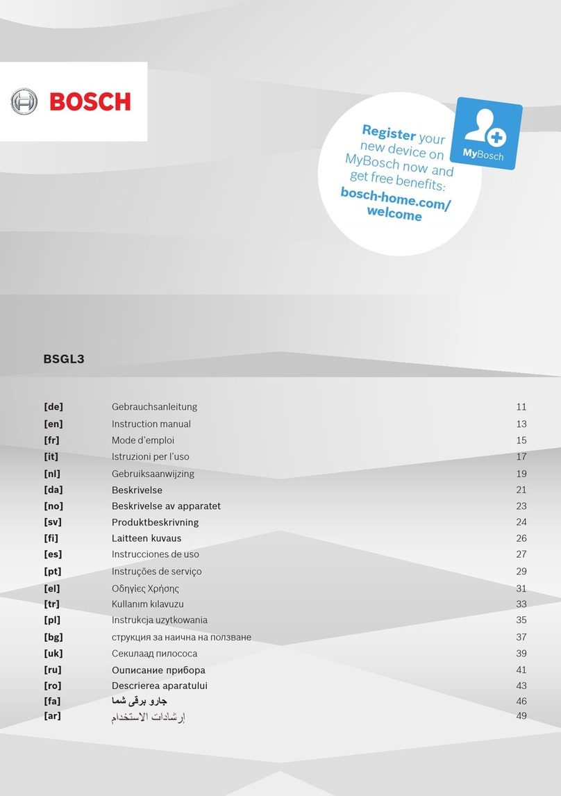 Bosch BSGL3MULT3 Manuel utilisateur