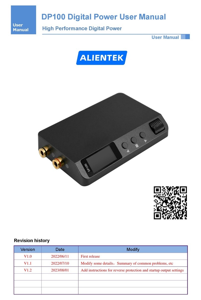 AlienTek DP100 Manuel utilisateur
