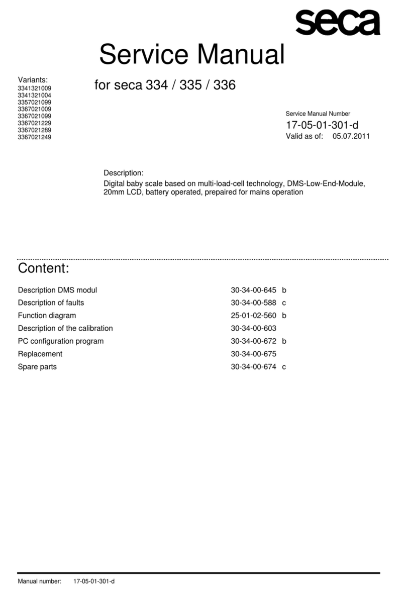 Seca 3341321009 Manuel utilisateur