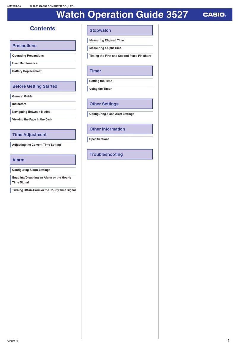 Casio 3527 Manuel utilisateur