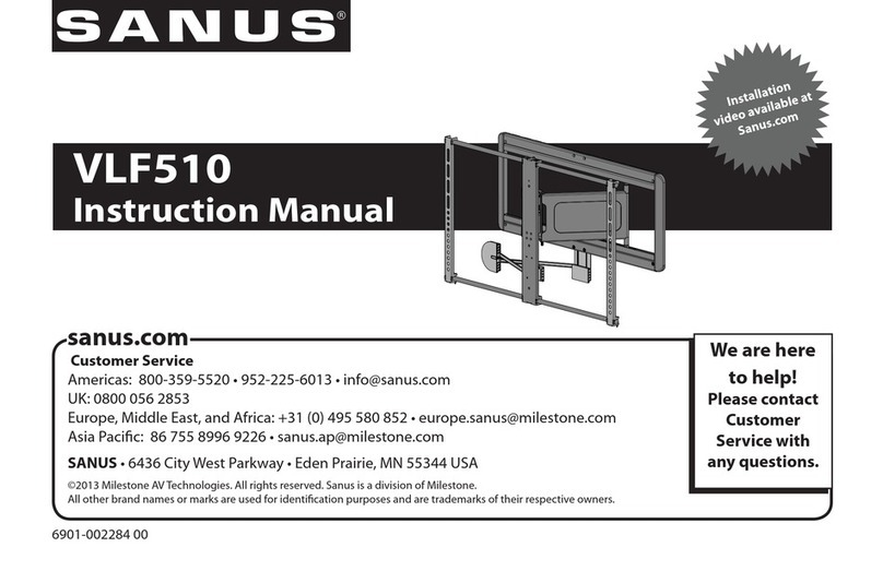 Sanus VLF510B1 Manuel utilisateur