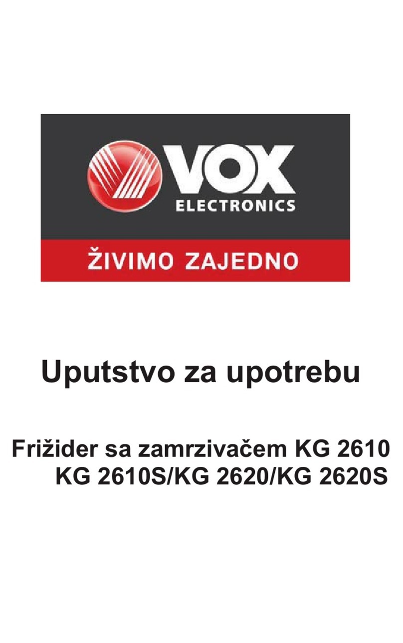 VOX electronics KG 2610 Manuel utilisateur