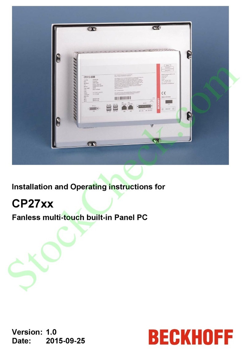 Beckhoff CPX2719 Manuel utilisateur