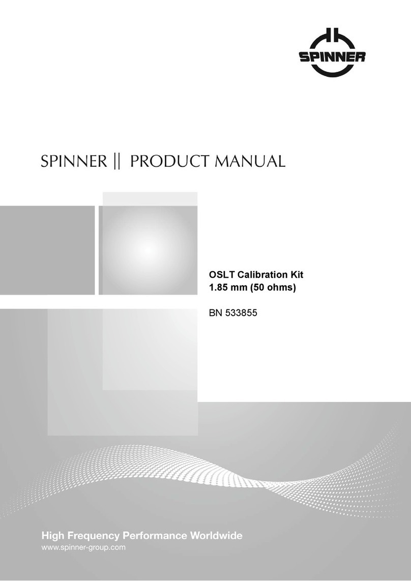 Spinner BN 533855 Manuel utilisateur Spinner BN 533855 Manuel utilisateur