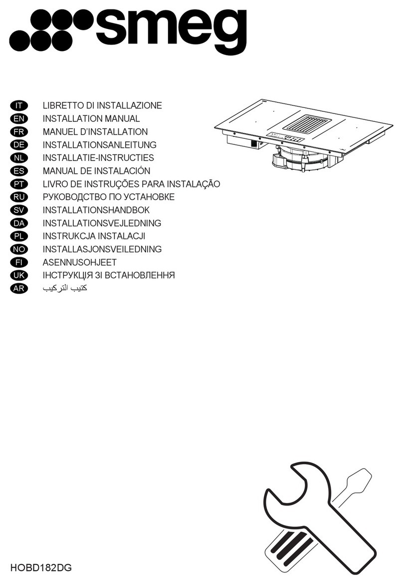 Smeg HOBD182DG Manuel utilisateur