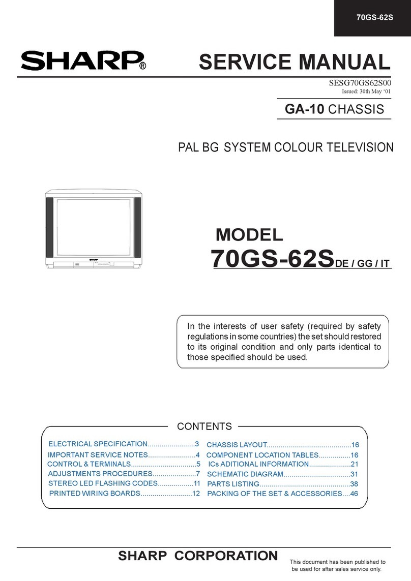 Sharp 70GS-62S Manuel utilisateur