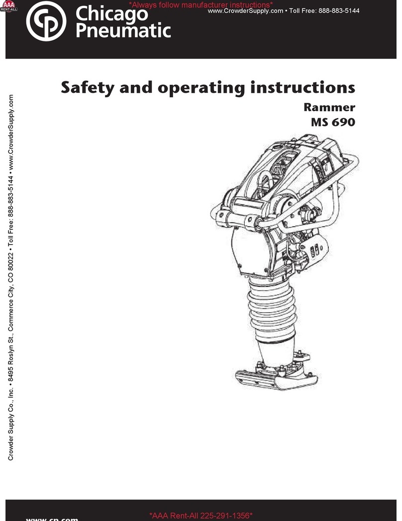 Chicago Pneumatic MS 690 Guide de maintenance et de service
