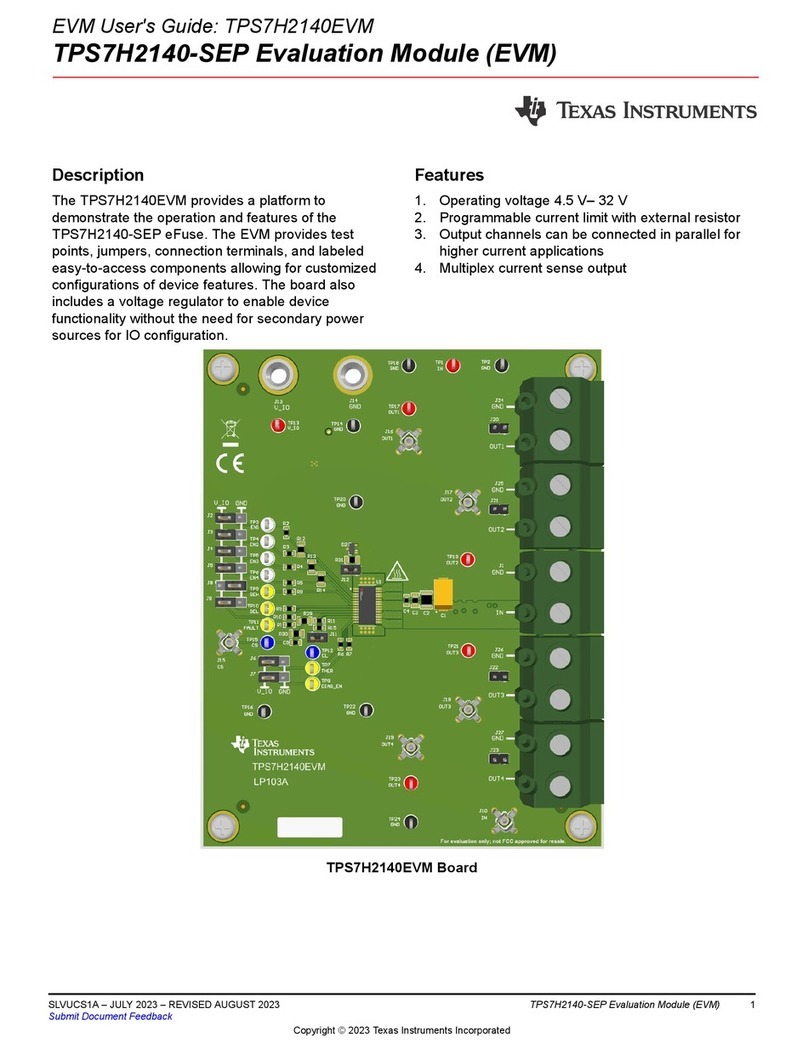 Texas Instruments TPS7H2140-SEP Manuel utilisateur