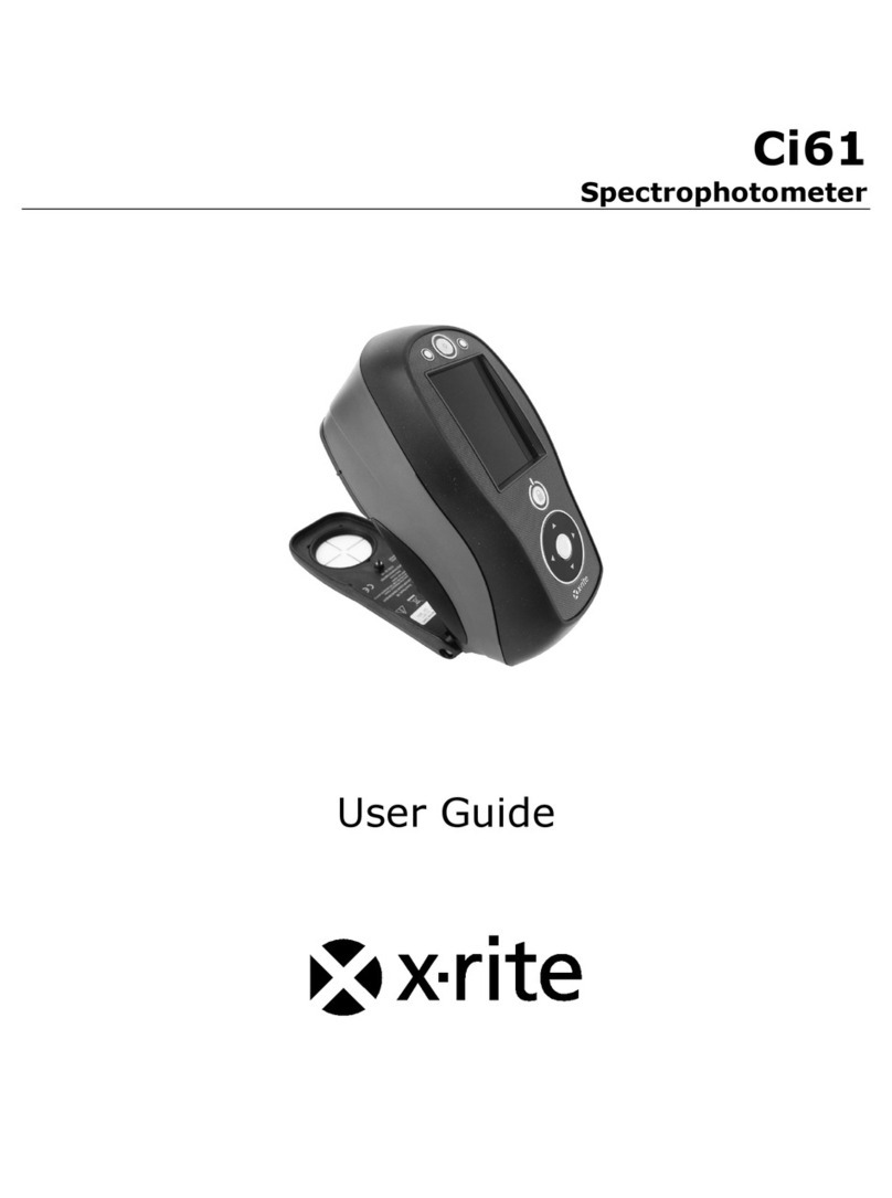 X-Rite Ci61 Manuel utilisateur