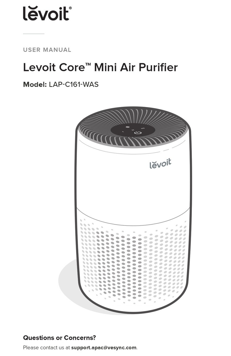 Levoit Core LAP-C161-WAS Manuel utilisateur