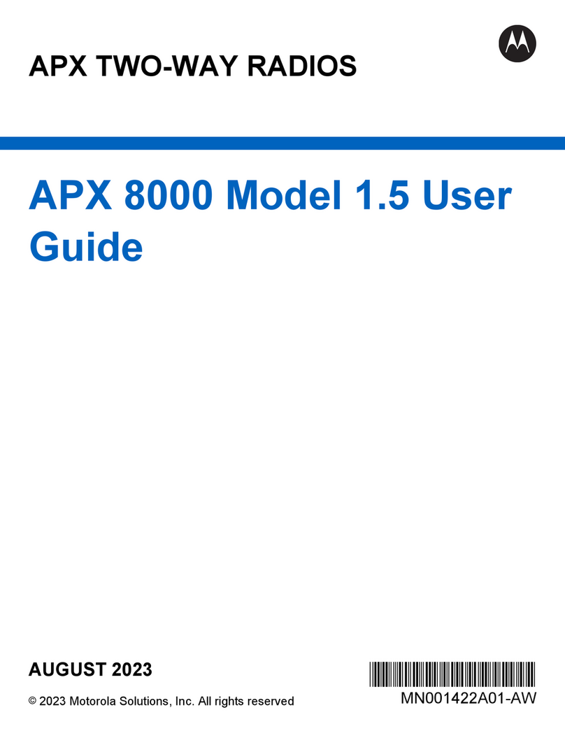 Motorola APX 8000 Manuel utilisateur