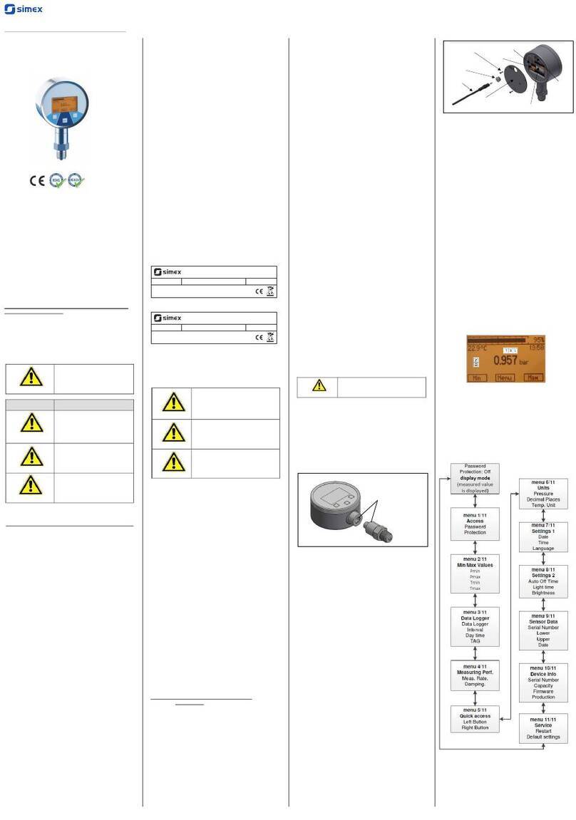 Simex CCM-P-01 Manuel utilisateur