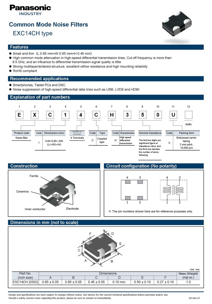 Panasonic EXC14CH Manuel utilisateur