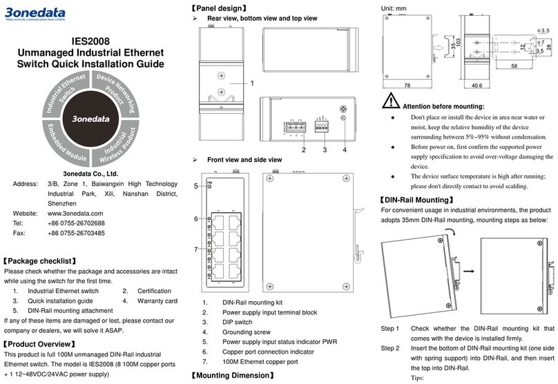 3One data IES2008 Manuel utilisateur