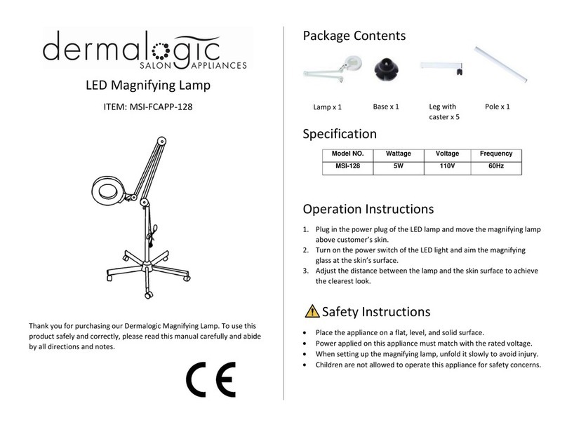 Dermalogic MSI-128 Manuel utilisateur