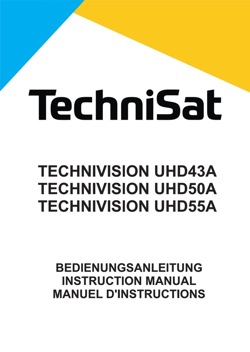 TechniSat TECHNIVISION UHD43B Manuel utilisateur