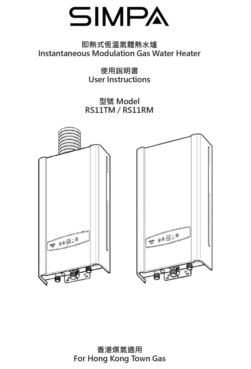 SIMPA RS11TM Manuel utilisateur