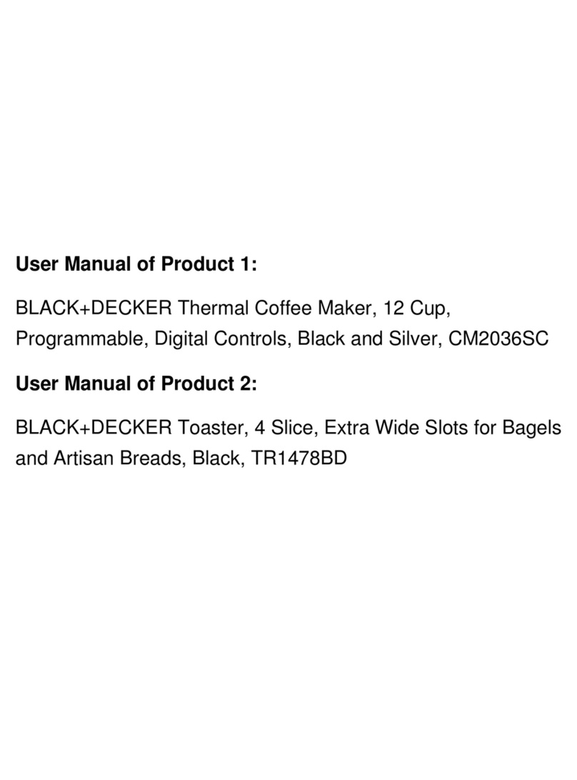 Black & Decker CM2036SC Manuel utilisateur