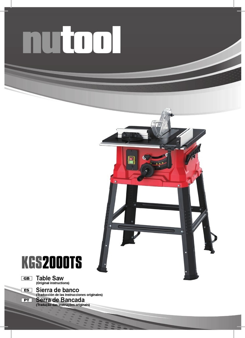 NUTOOL KGS2000TS Manuel utilisateur