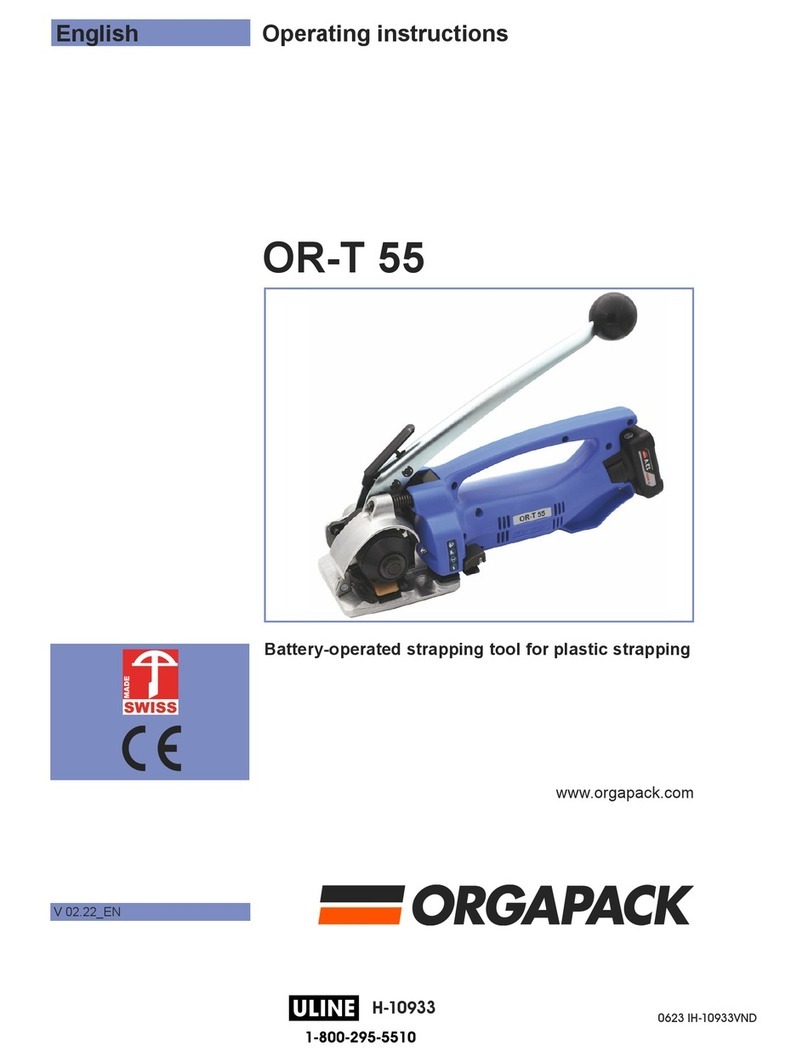 Orgapack OR-T 55 Manuel utilisateur