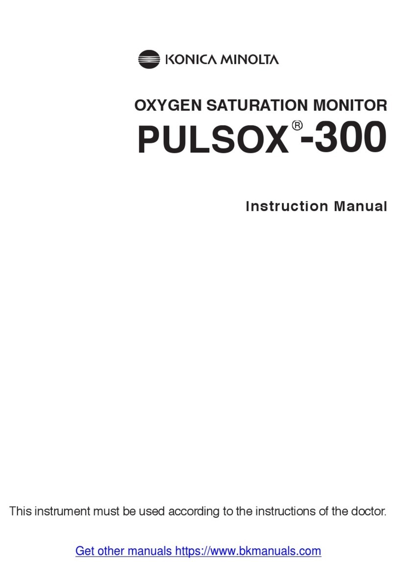 Konica Minolta PULSOX-300 Manuel utilisateur
