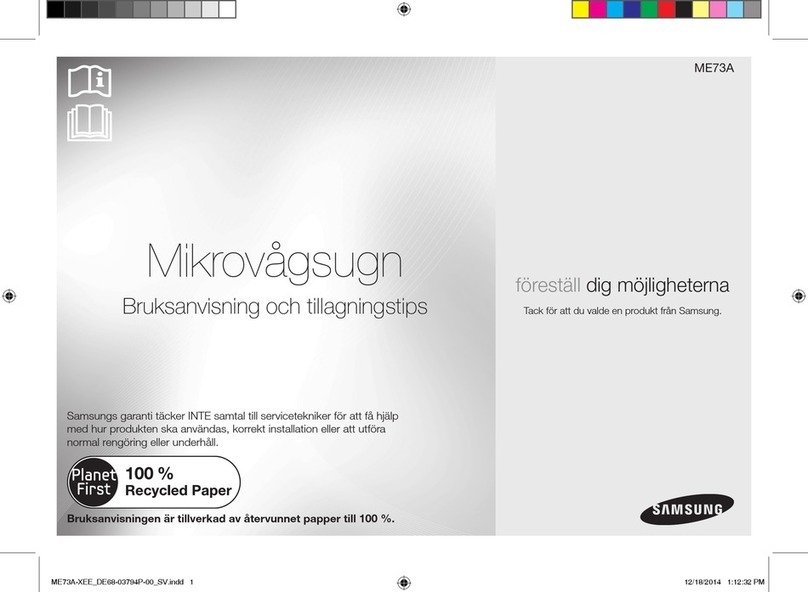 Samsung ME73A Manuel