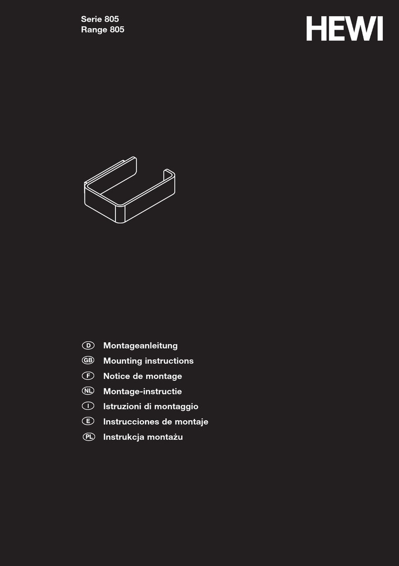 Hewi 805 Classic Series Manuel utilisateur
